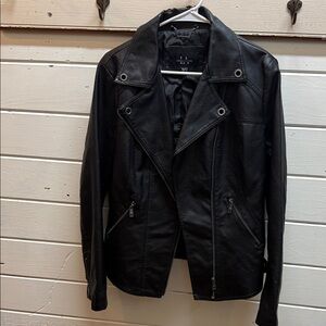 Women's Black Leather Jacket
